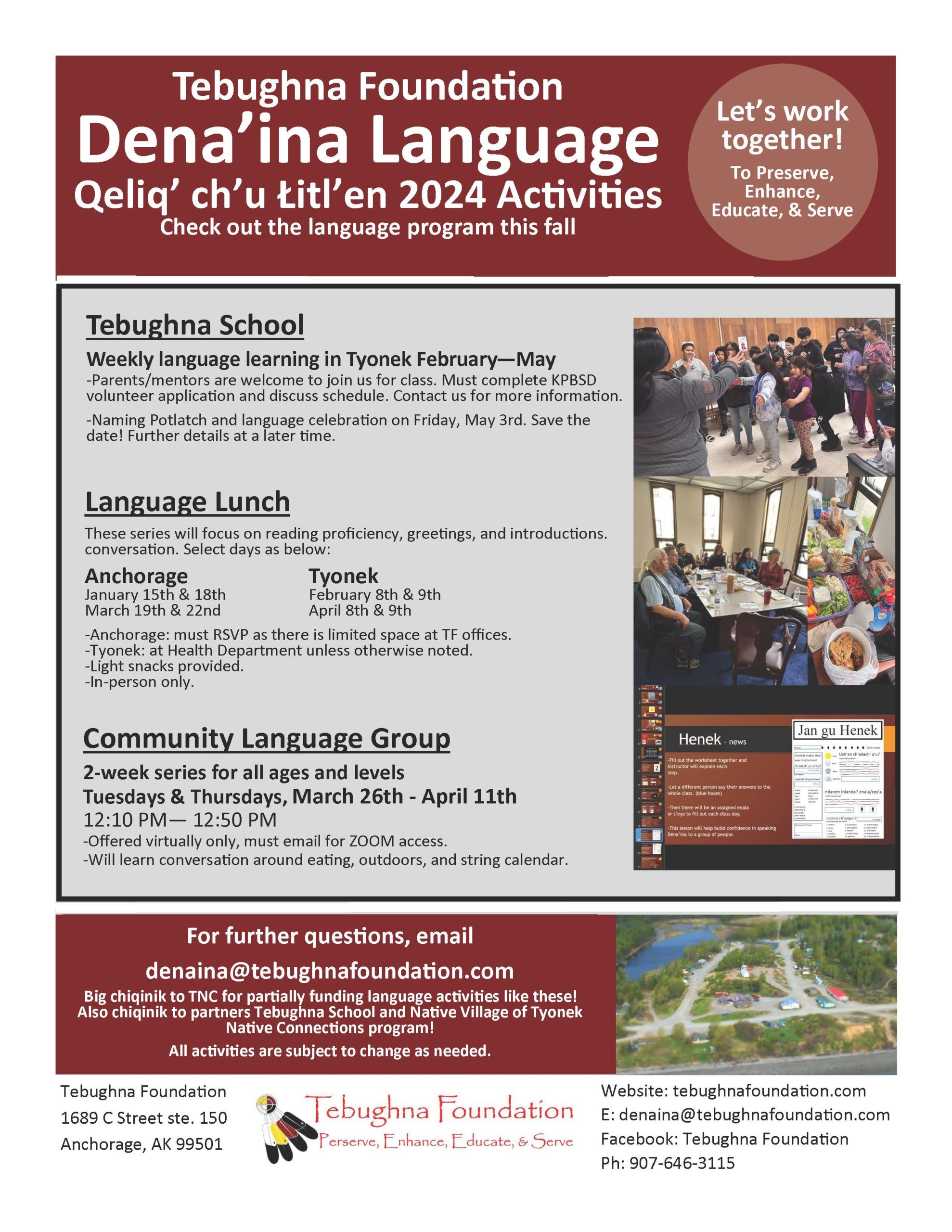 Dena’ina Language - Tebughna Foundation